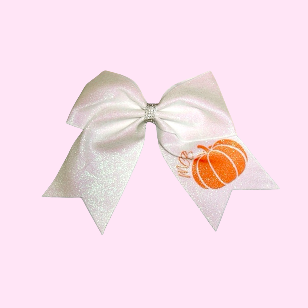 Sparkle Pumpkin Bow