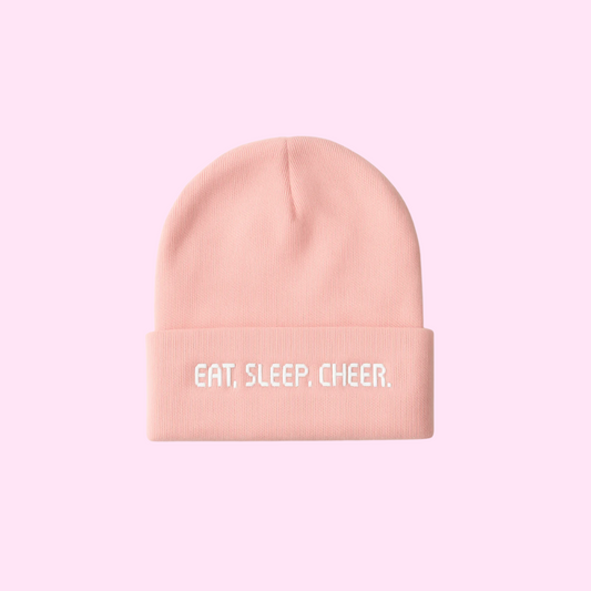 Eat. Sleep. Cheer. Beanie
